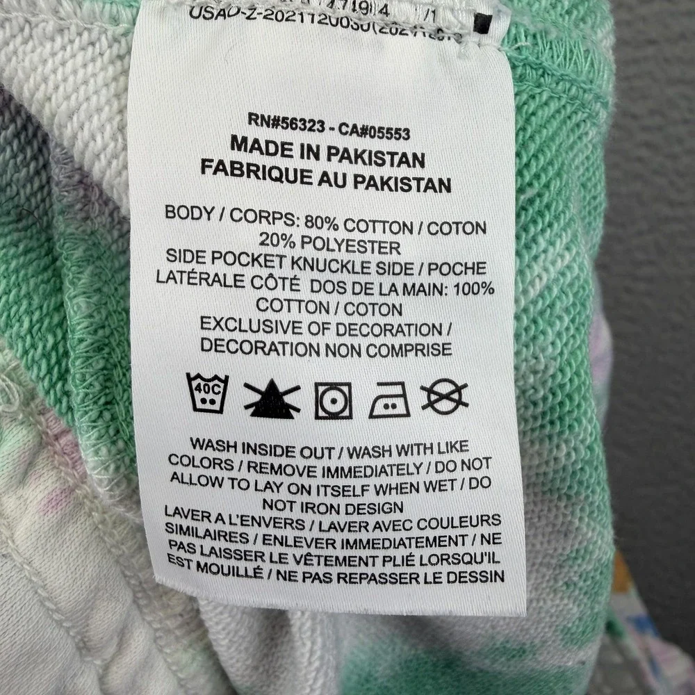 Nike Shorts Mens 3XL Multicolor Tie Dye Sweat‎ Sportswear Club Fleece Just Do It